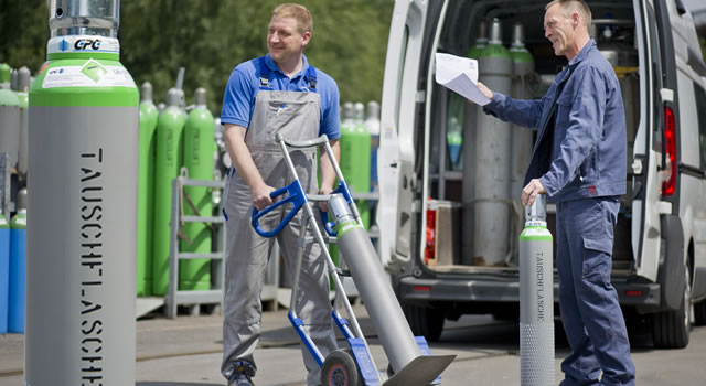 Bild Tauschflaschensystem für Gasflaschen